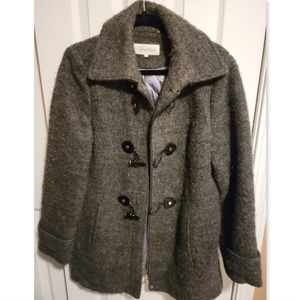 Like New Calvin Klein Toggle Tusk Button Peacoat